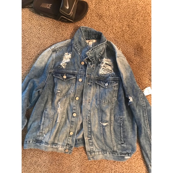 destroyed jean jacket
